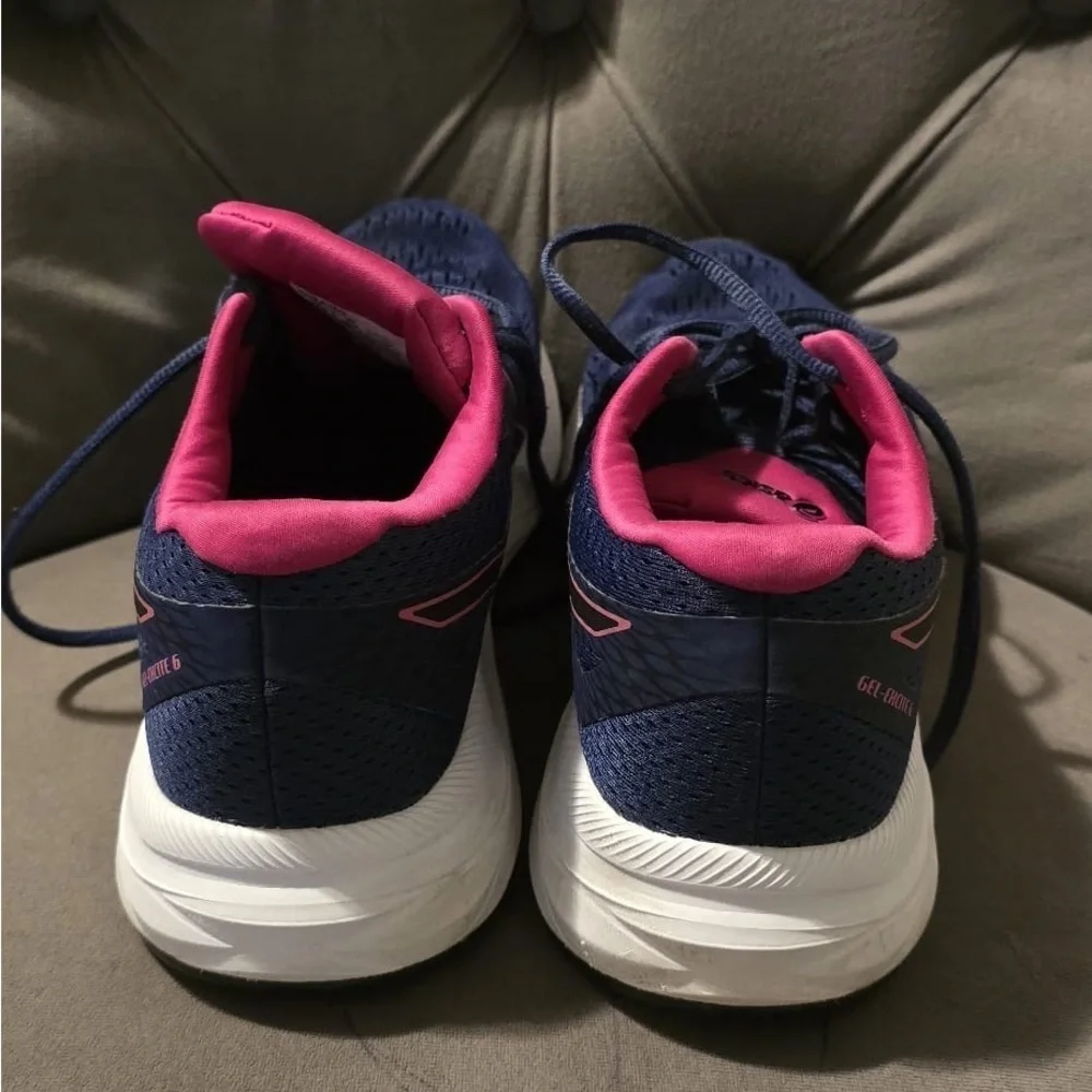Asics women’s Blue and Pink Sneakers